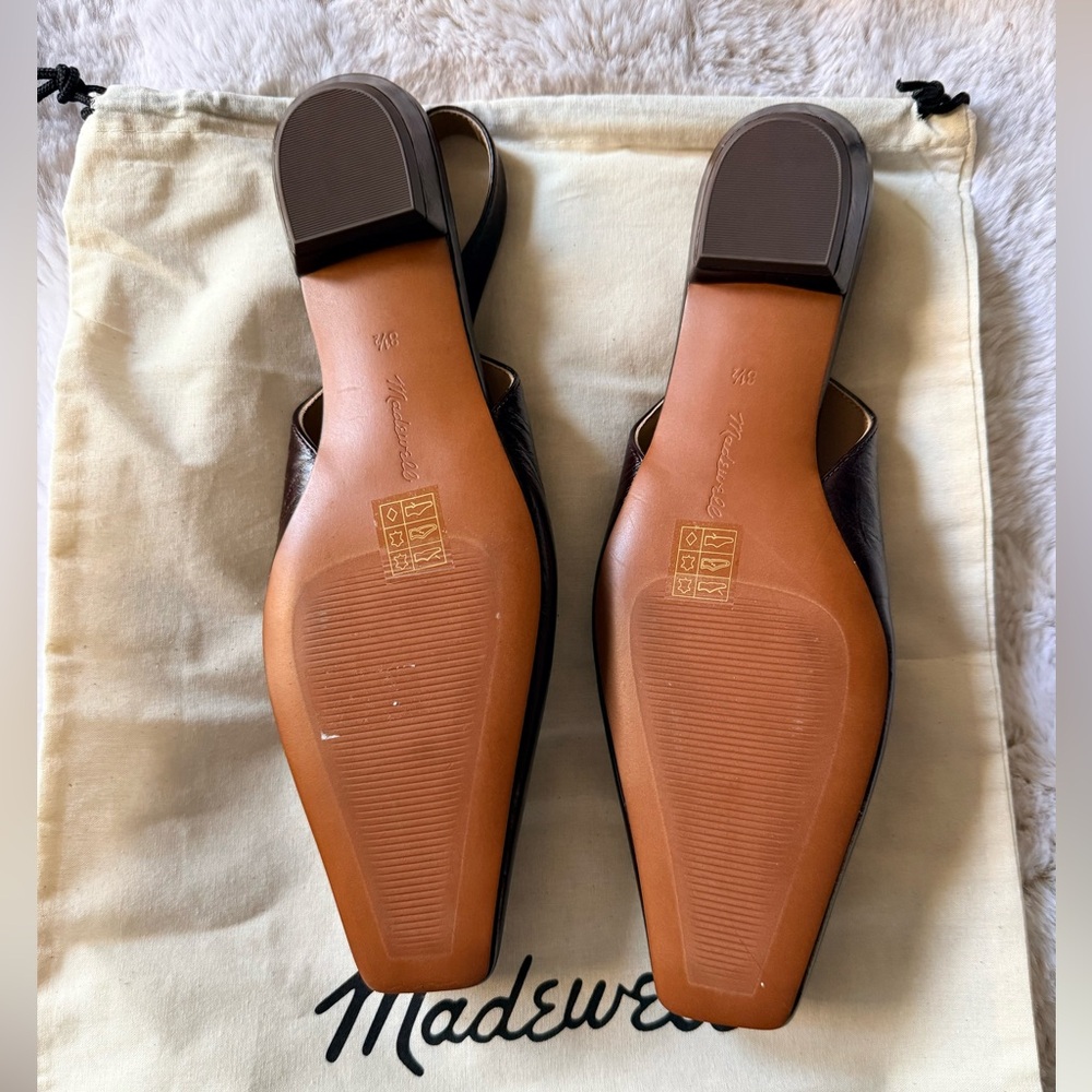 Madewell Ophelia Slingback Flats in Espresso Bean - Picture 5 of 6